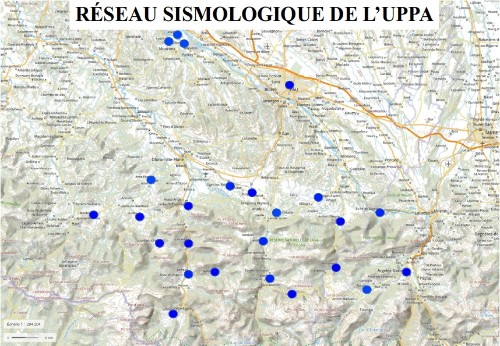 Réseau sismologique de l'UPPA